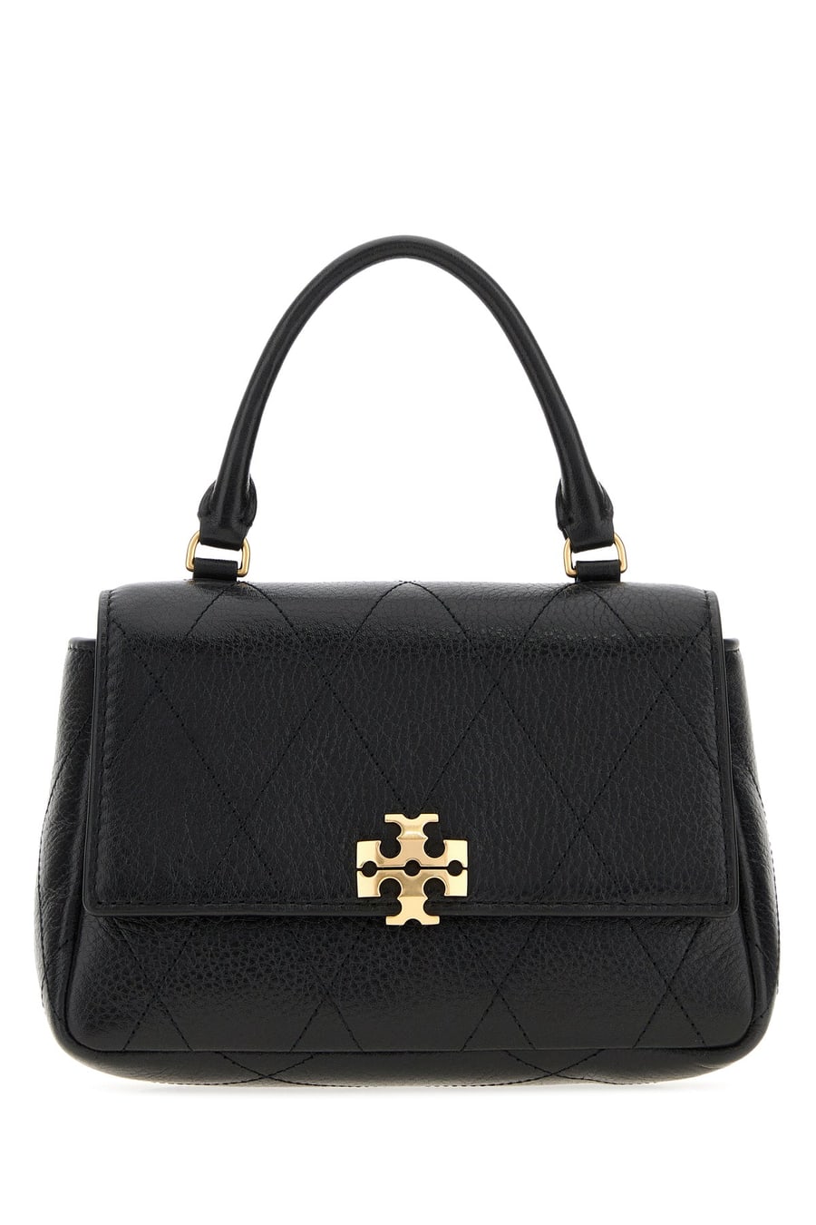 Tory Burch Borsa a mano Charlie mini in pelle nera
