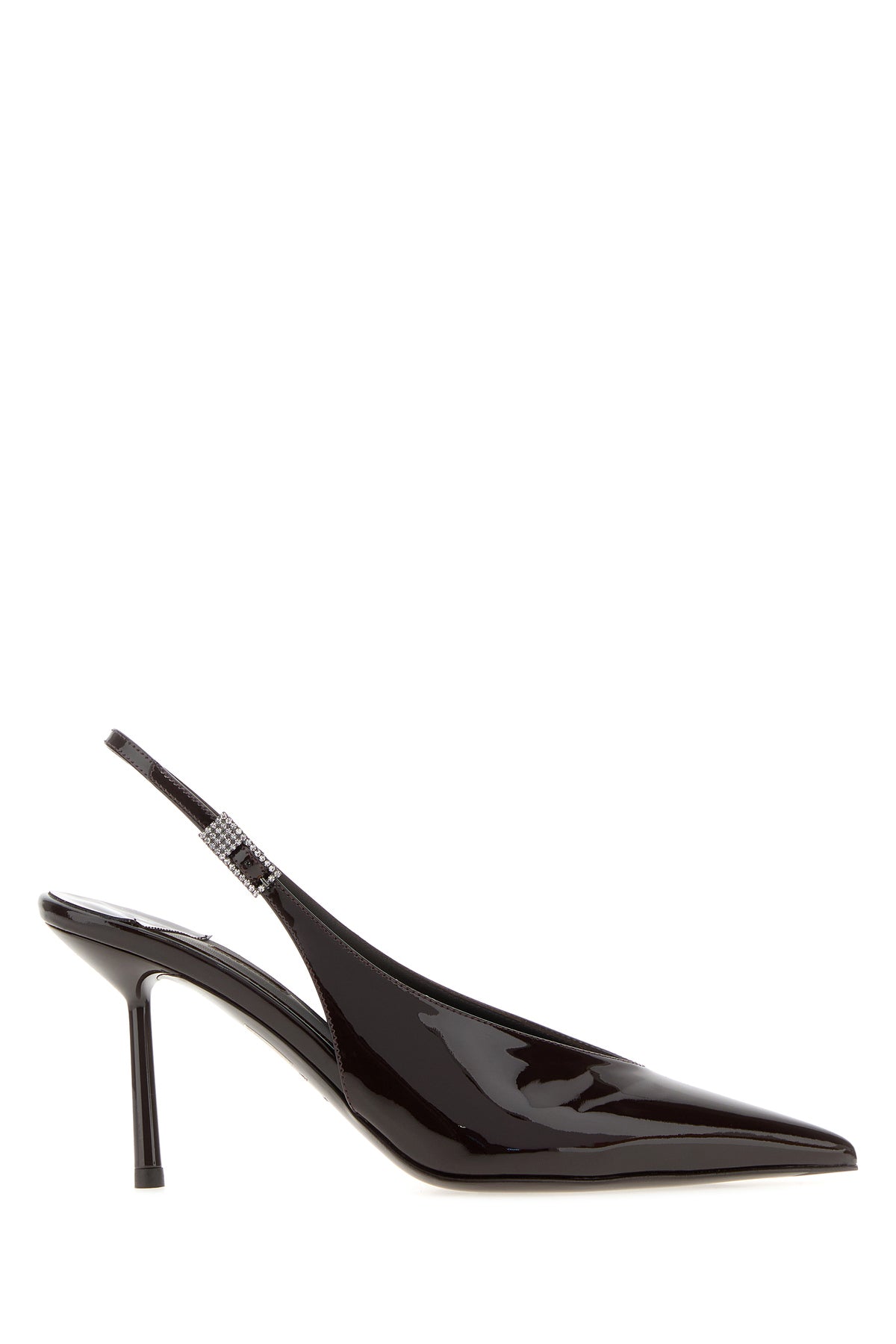 LE SILLA Scarpe con tacco Chanel in pelle marrone