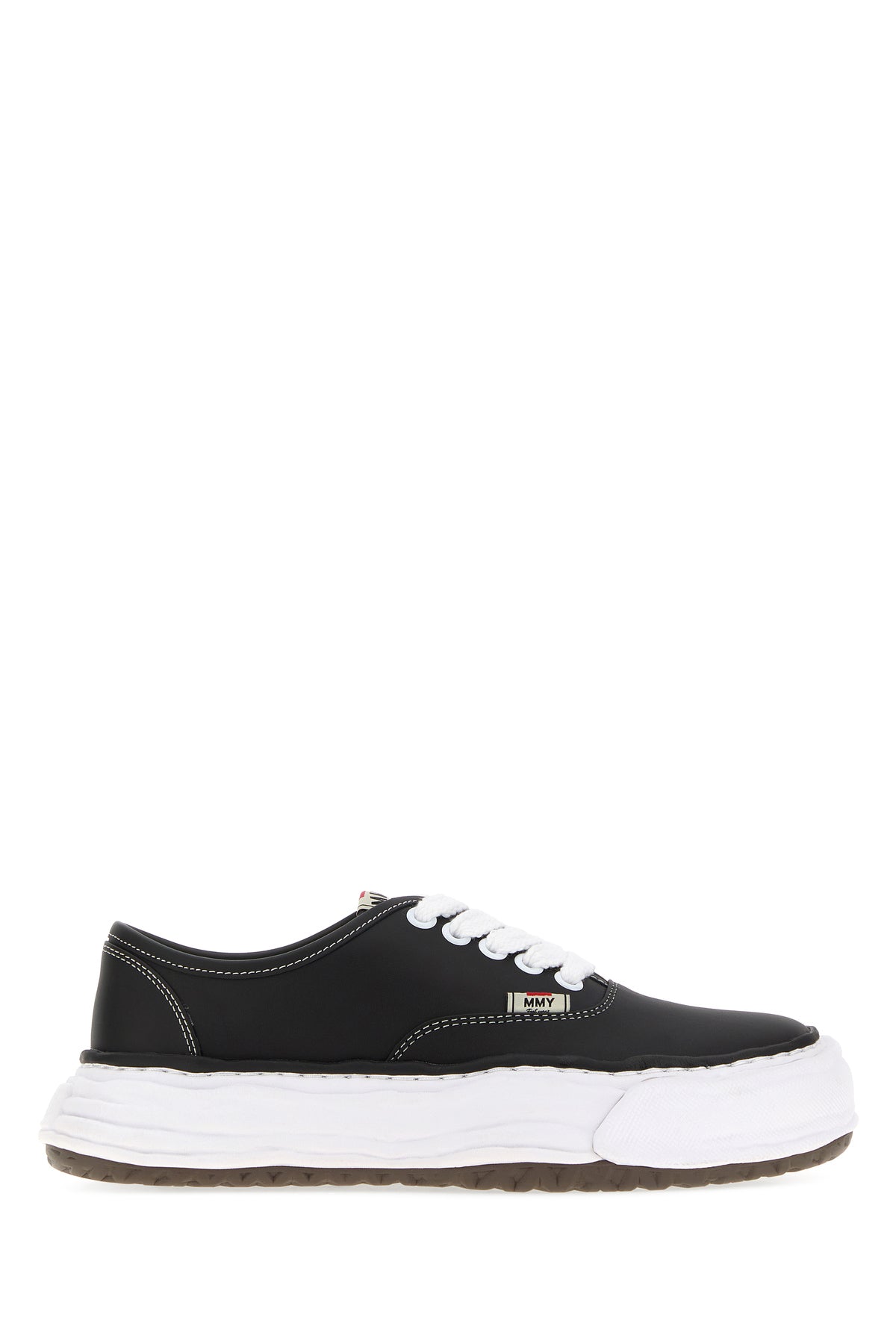 MAISON MIHARA YASUHIRO Sneakers Baker in pelle nera