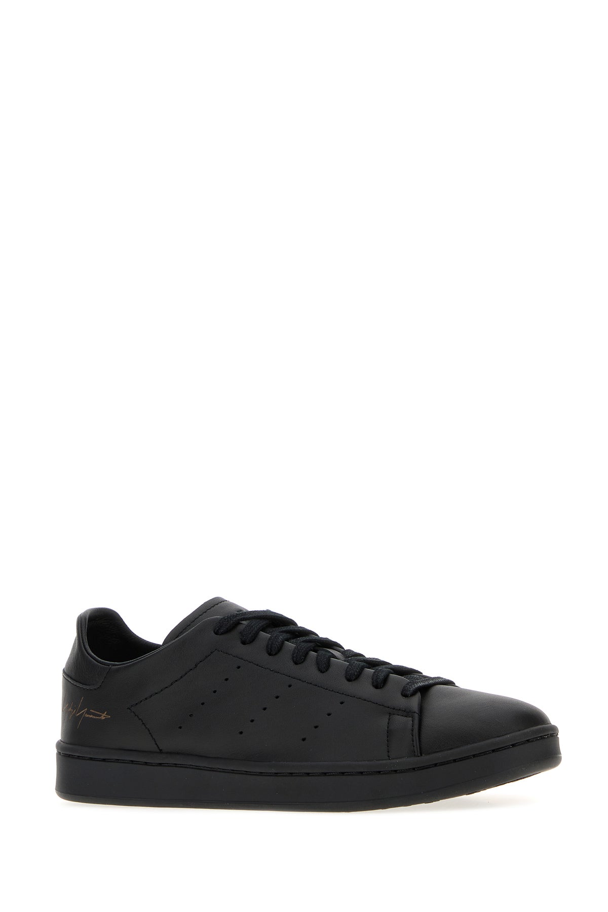 Y3 YAMAMOTO Sneakers Stan Smith in pelle nera, view 2