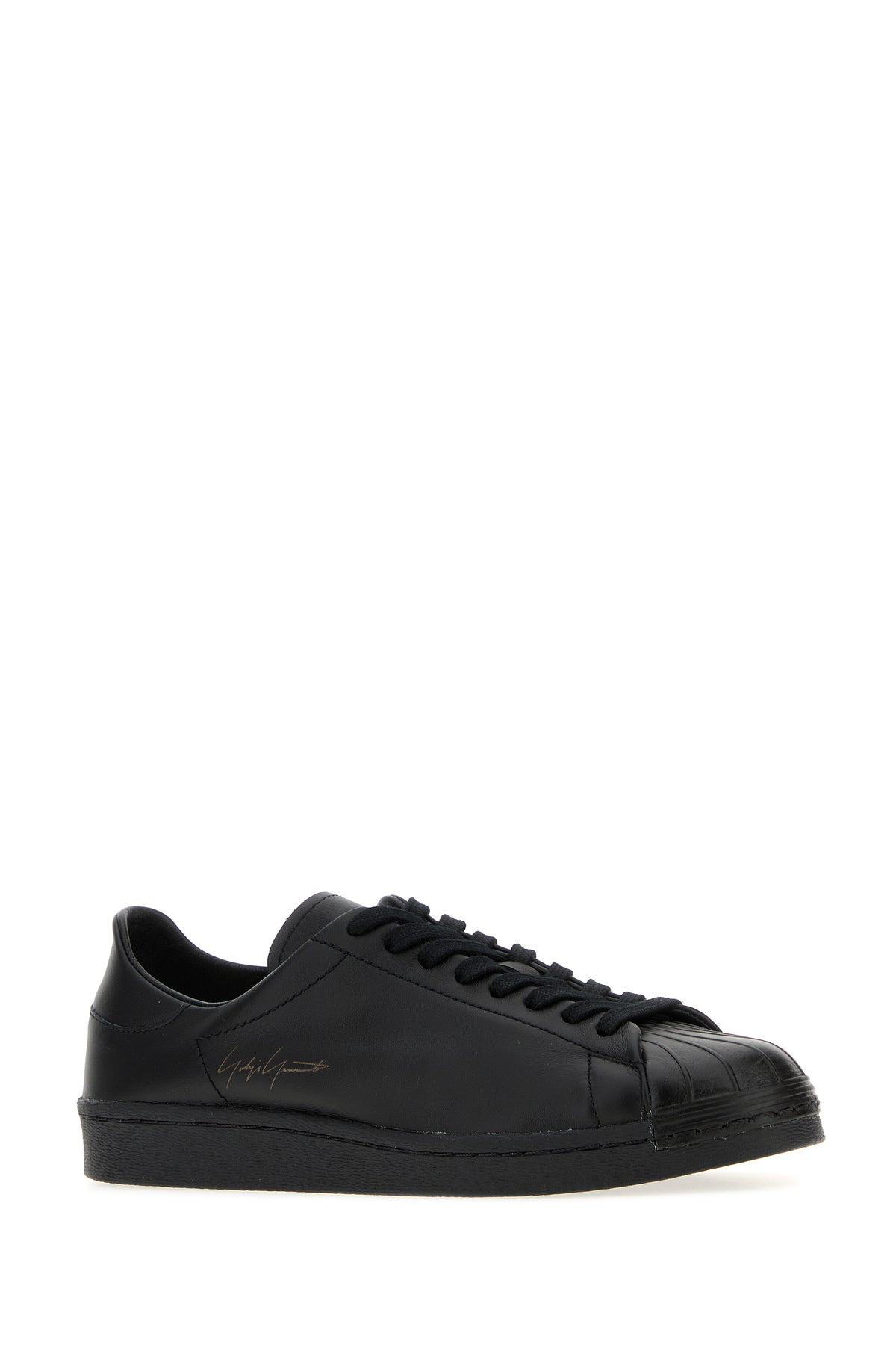 Y3 YAMAMOTO Sneakers in pelle nera, view 2