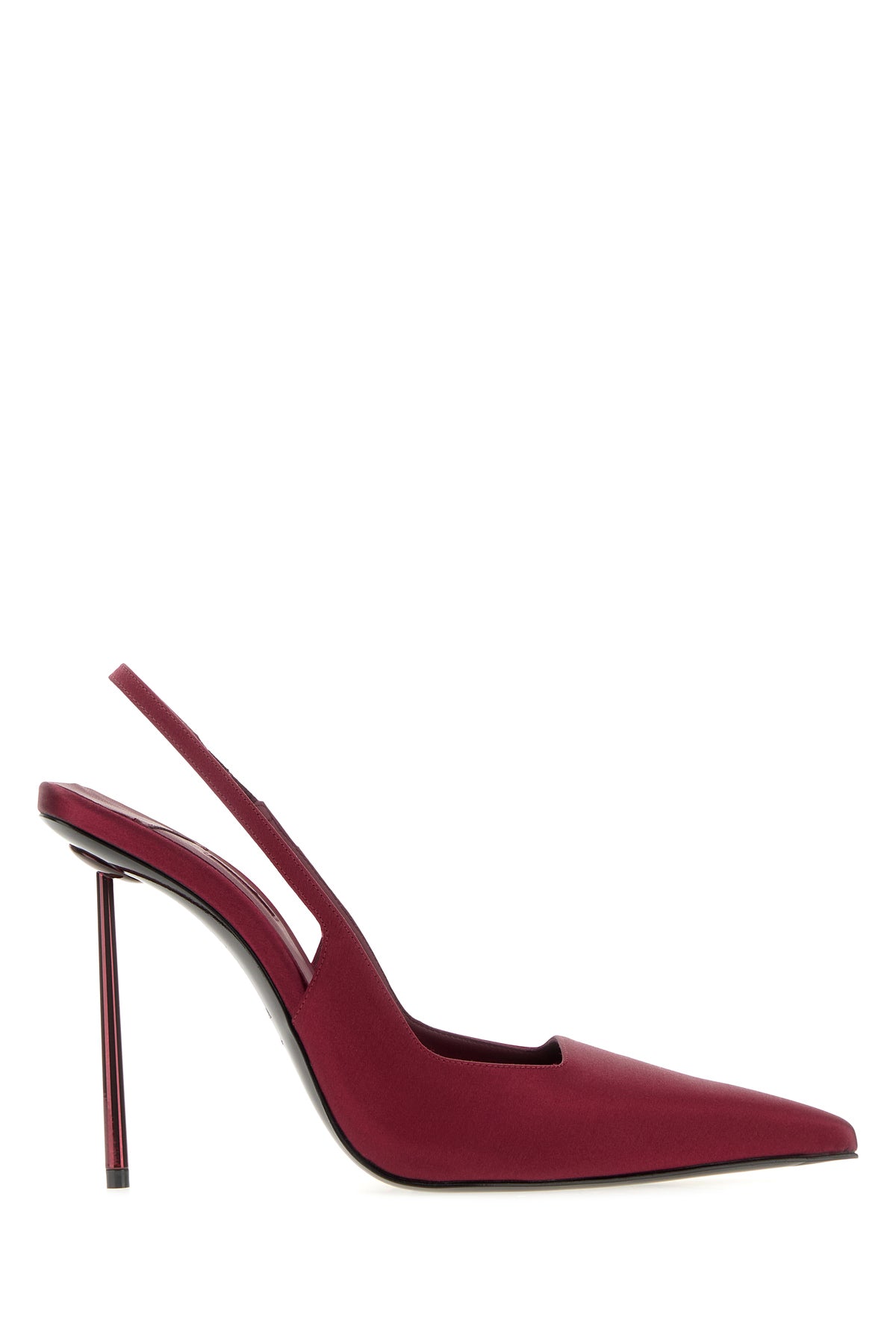 LE SILLA Scarpe con tacco Amelia in raso bordeaux