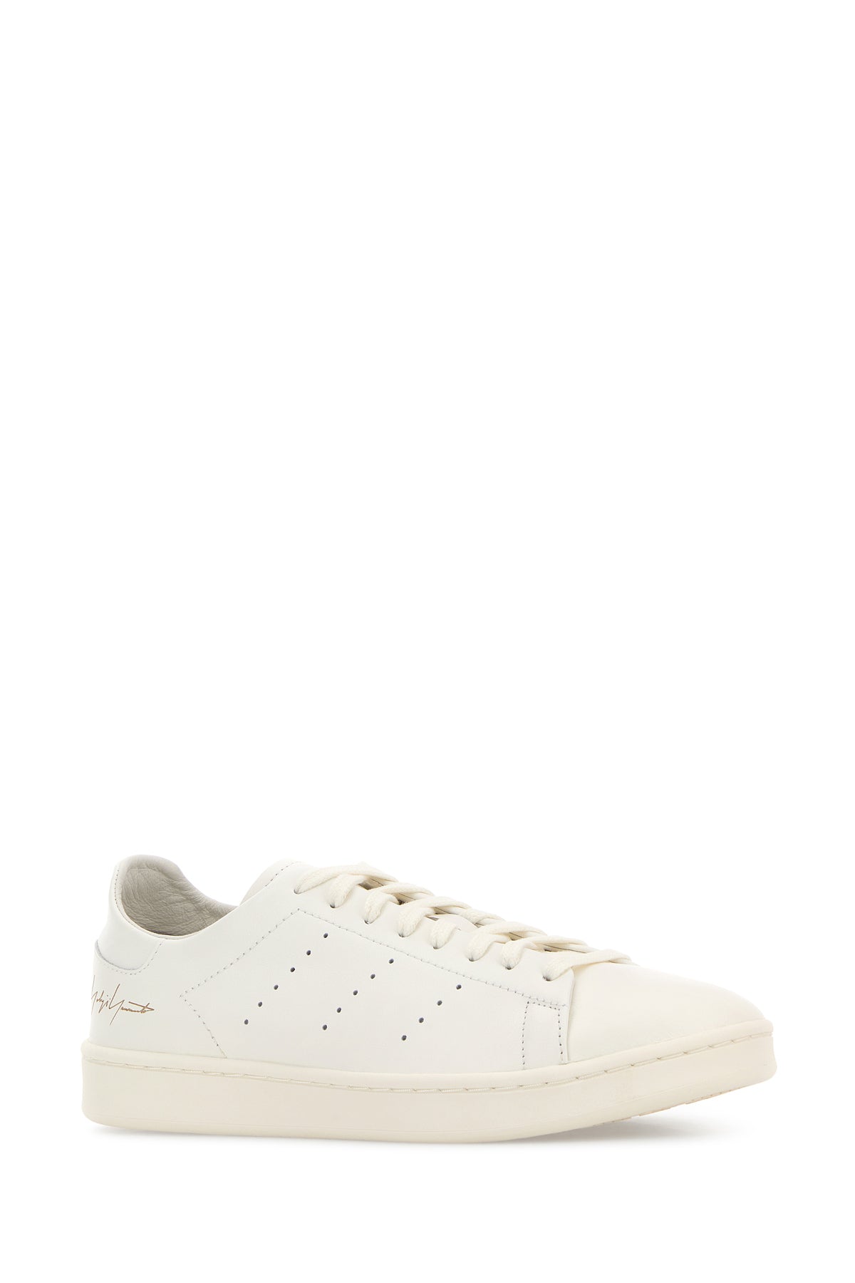 Y3 YAMAMOTO Sneakers Stan Smith in pelle bianca, view 2
