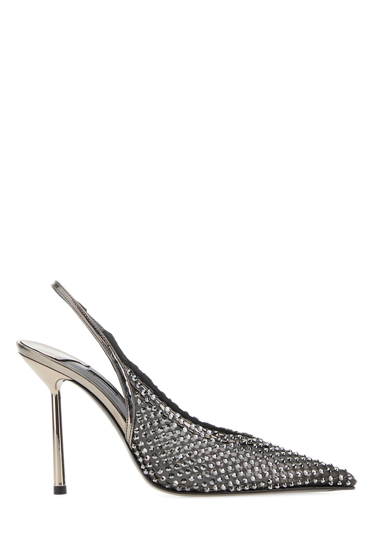 LE SILLA Scarpe con tacco Gilda in rete decorata