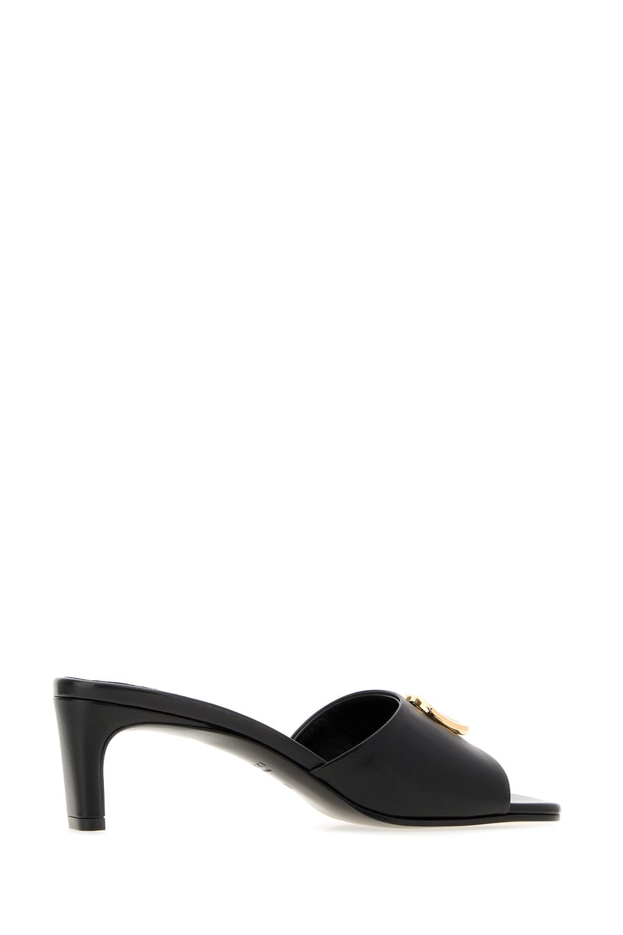 Gucci Sabot in nappa nera, view 3