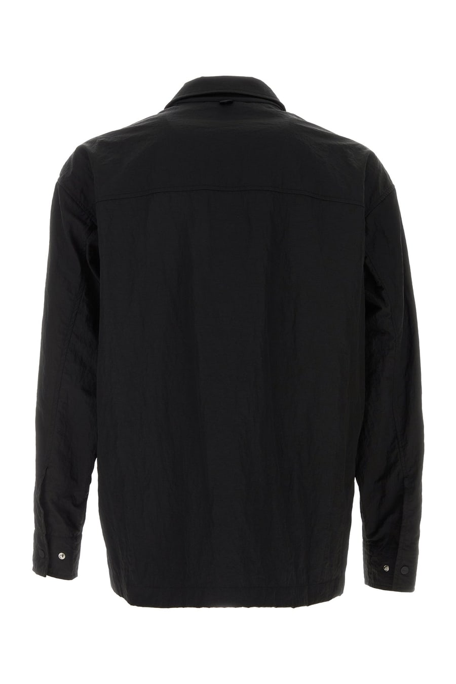 Herno Giubbino in nylon nero, view 2