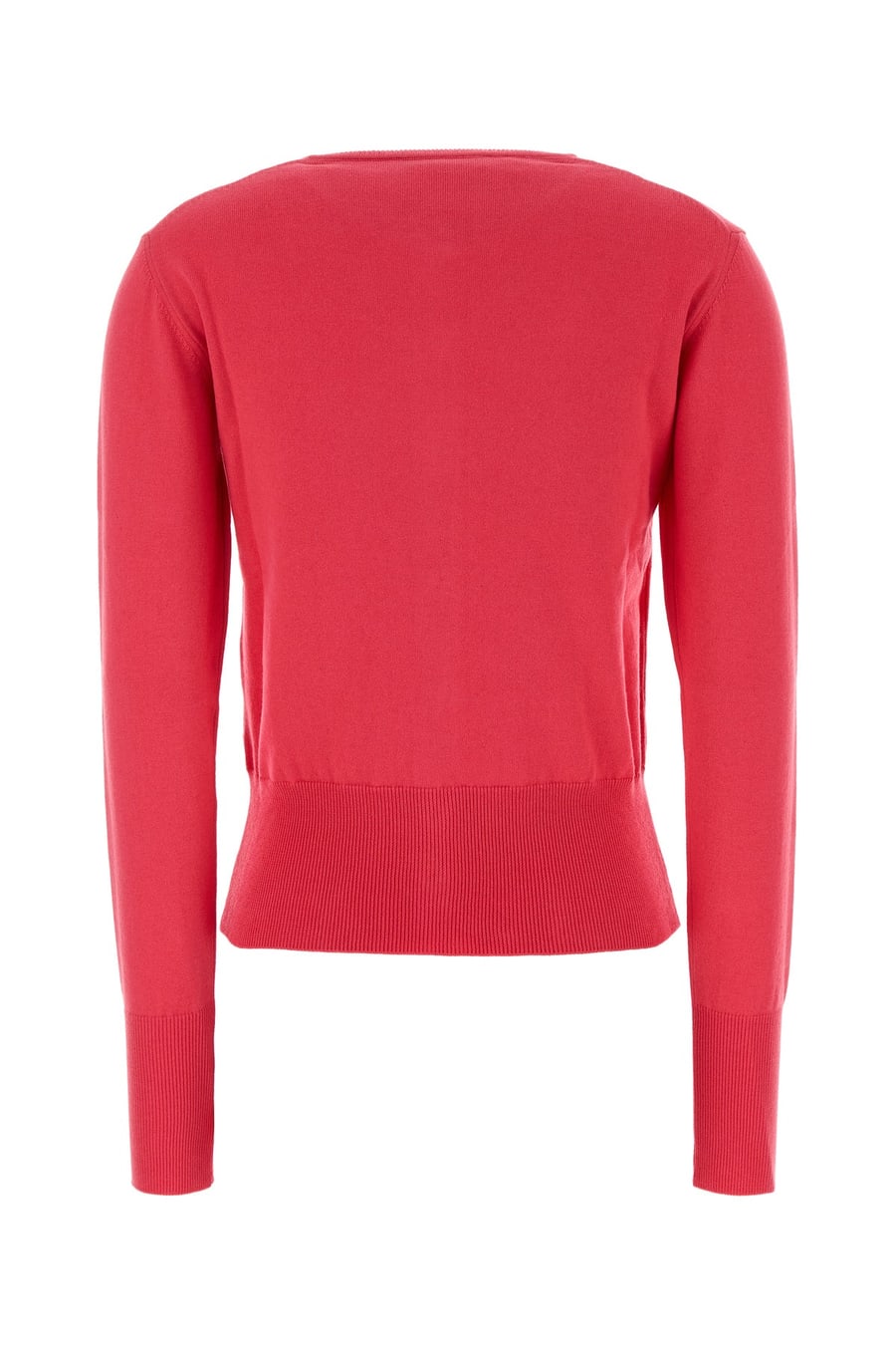 Vivienne Westwood Cardigan Bea in misto cotone fucsia, view 2