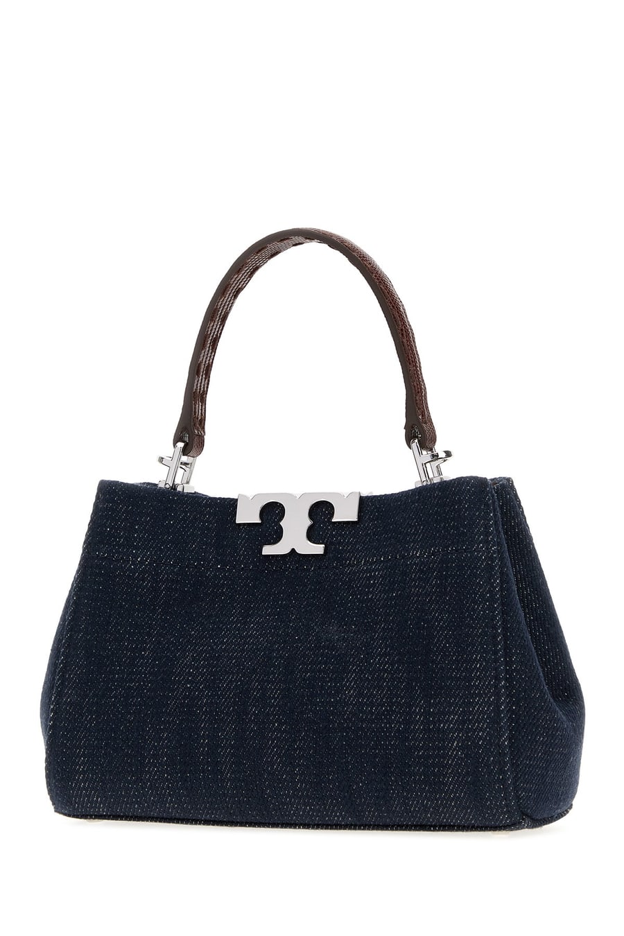 Tory Burch Borsa a mano Eleanor mini in denim, view 2