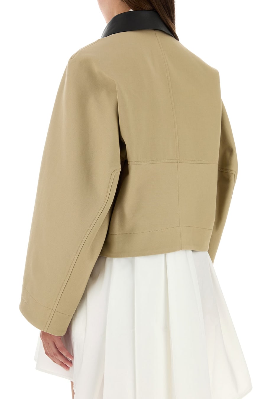 Givenchy Giubbino in misto cotone beige, view 4