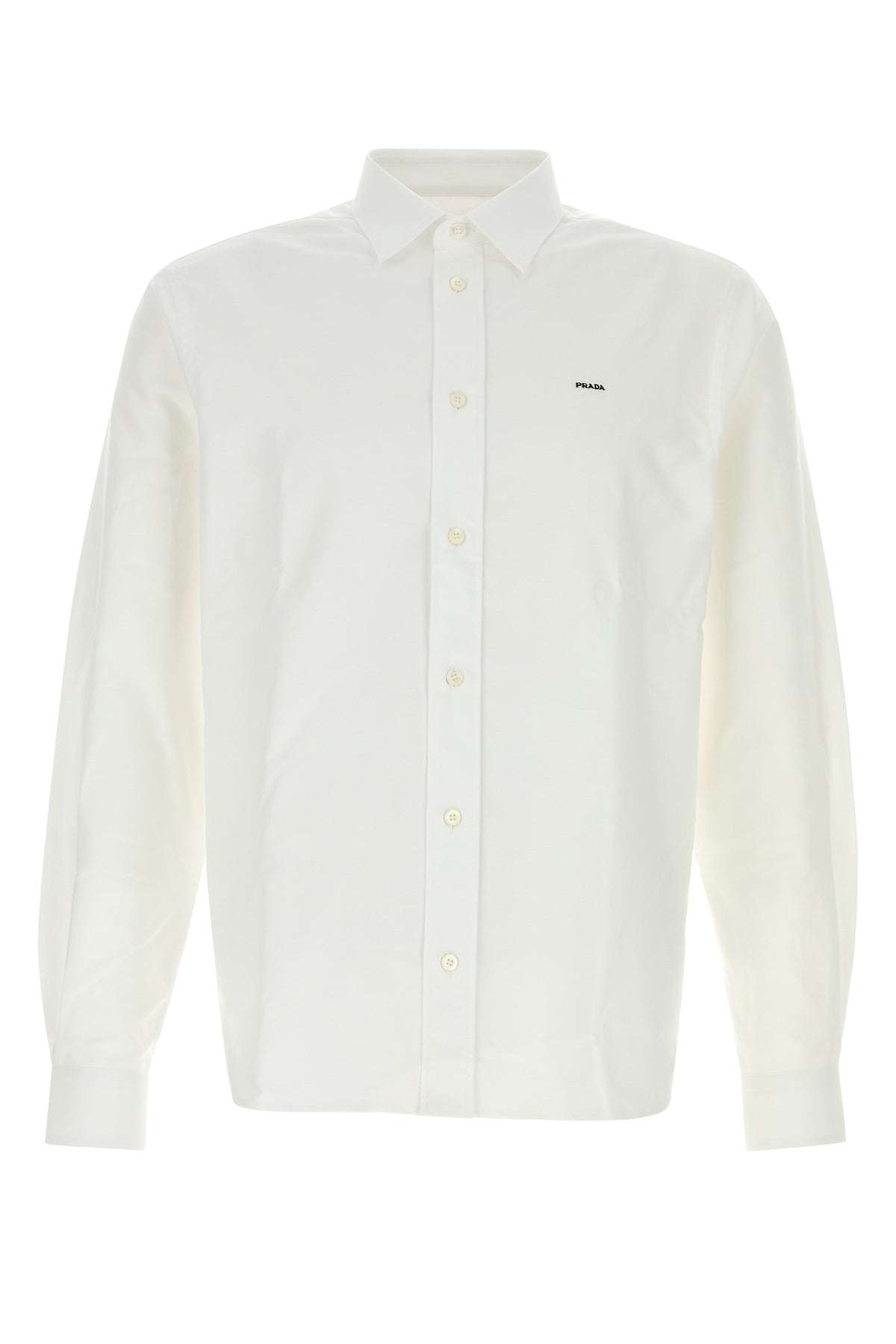 Prada Camicia in oxford bianco