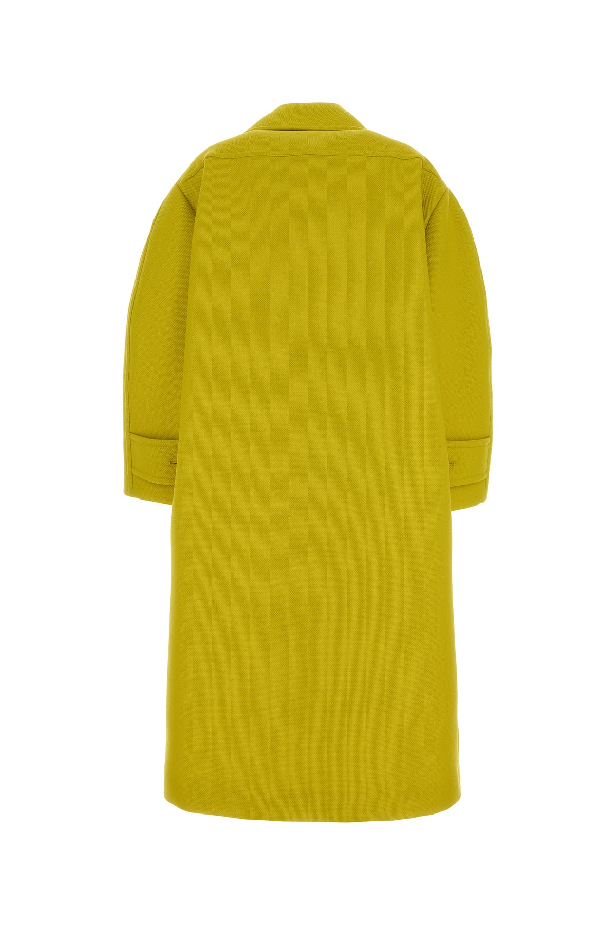 Balenciaga Cappotto in lana gialla, view 2