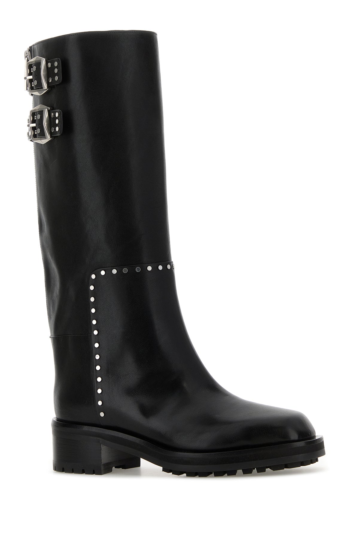 Jimmy Choo Stivali Brooklyn in pelle nera, view 2