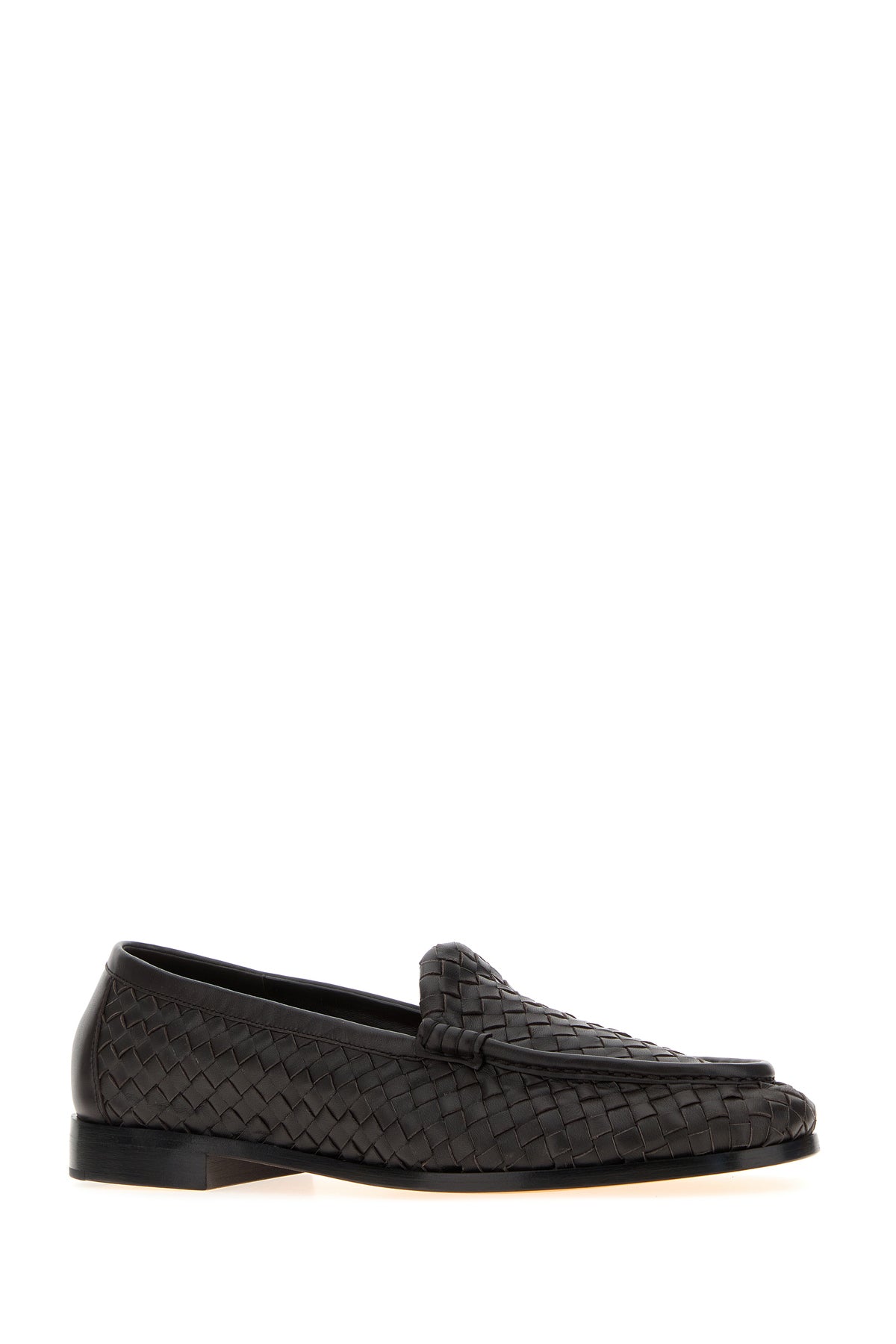 Bottega Veneta Ballerine Charlotte in pelle testa di moro, view 2