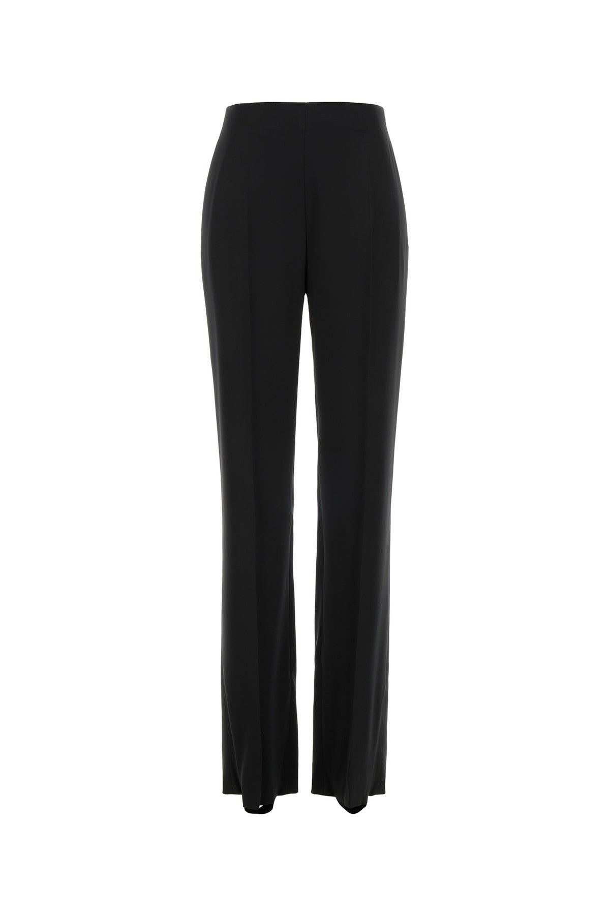 Valentino Garavani Pantalone in raso stretch nero