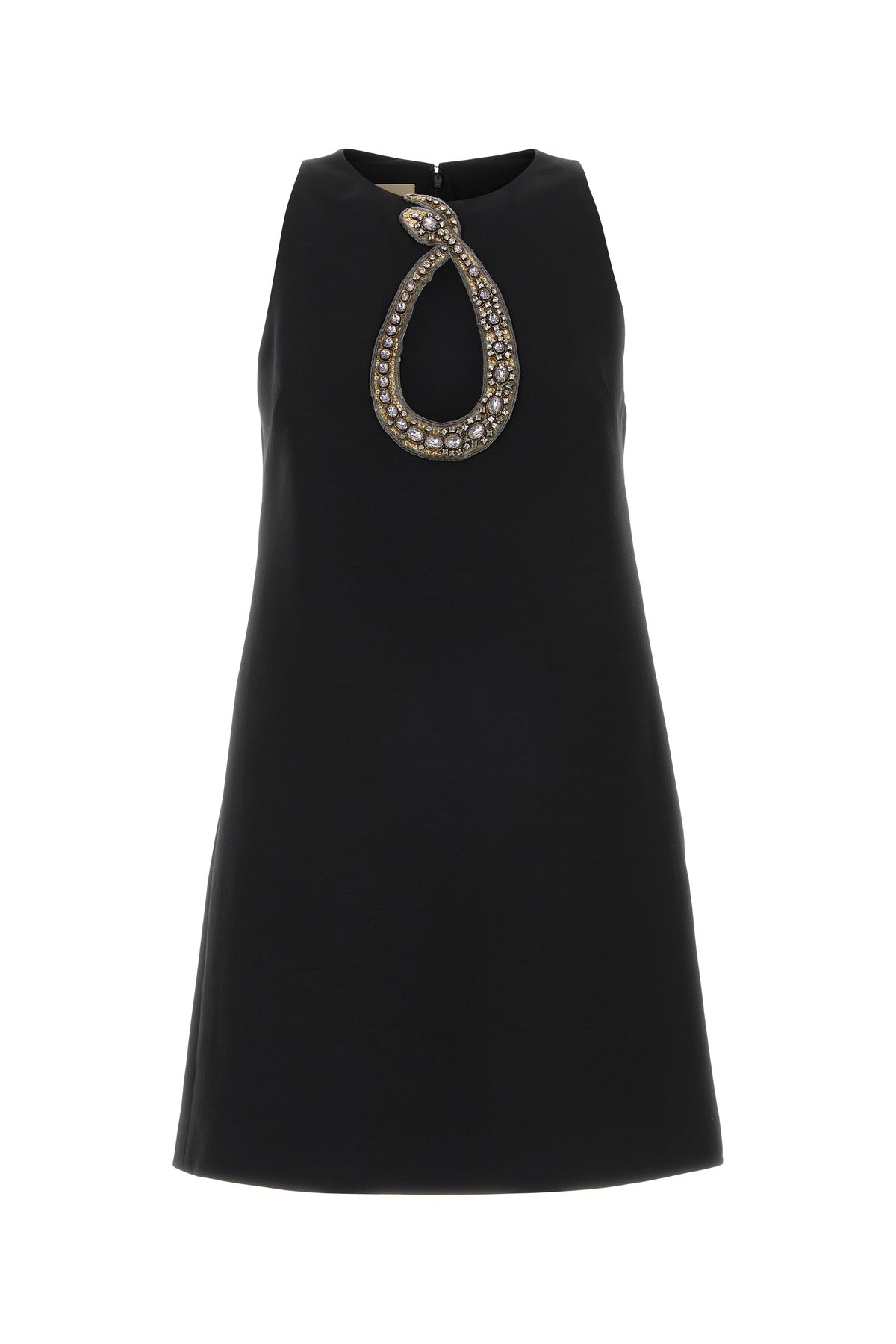 Valentino Garavani Mini abito in crepe couture nero