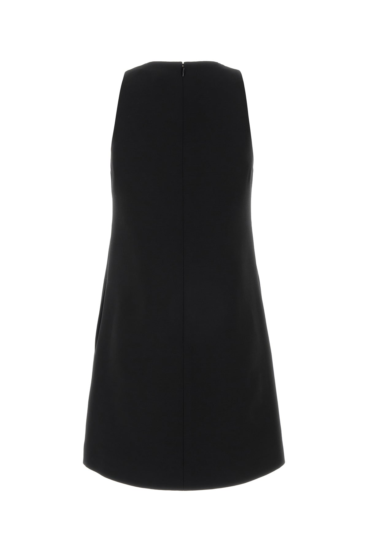 Valentino Garavani Mini abito in crepe couture nero, view 2