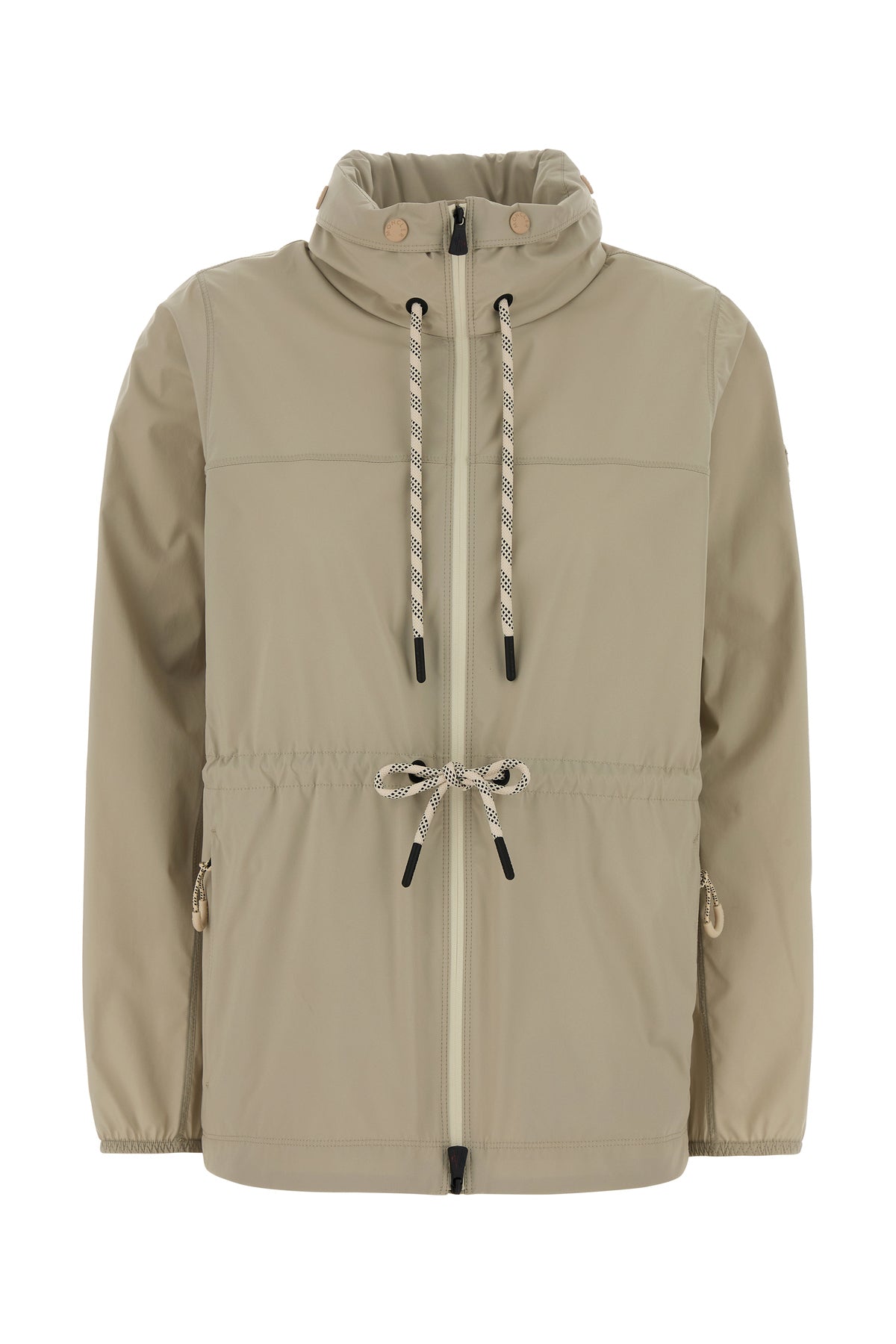 MONCLER GRENOBLE Giacca a vento Soulare in nylon stretch cappuccino