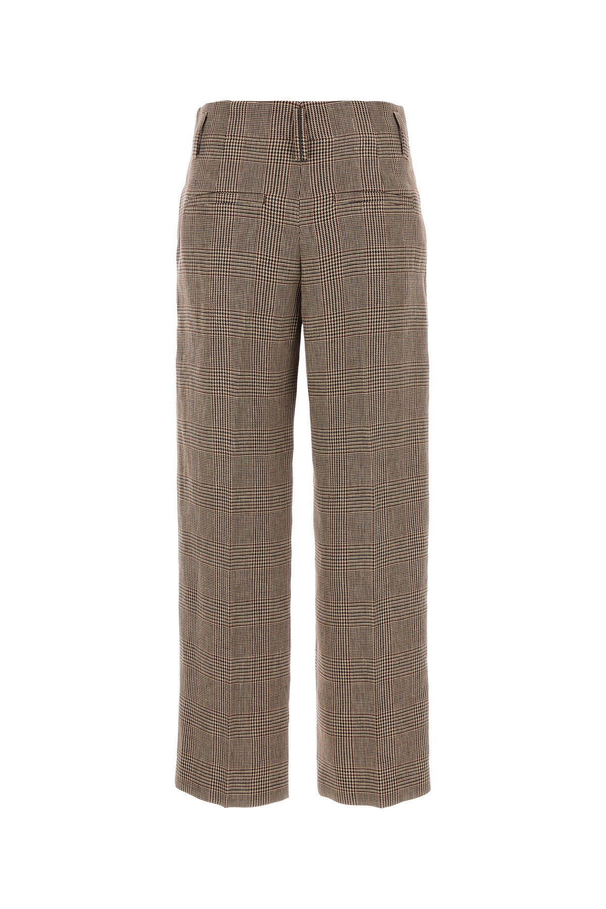 Brunello Cucinelli Pantalone in lino ricamato, view 2
