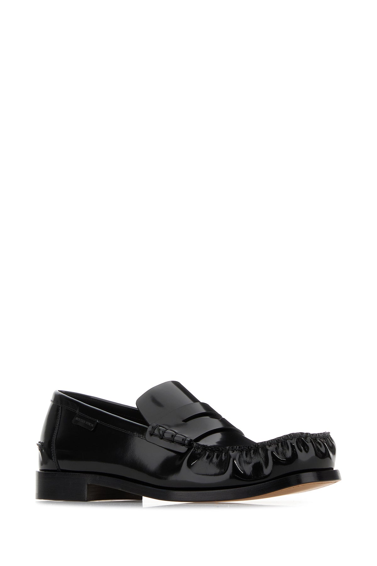 Bottega Veneta Mocassini Truman in pelle nera, view 2