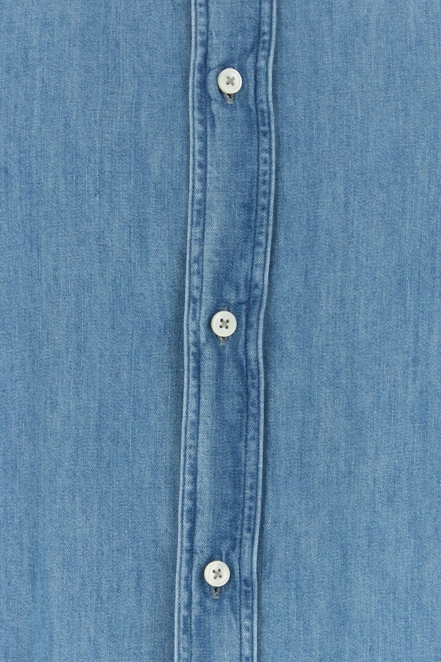 Jil Sander Camicia in chambray azzurro, view 5