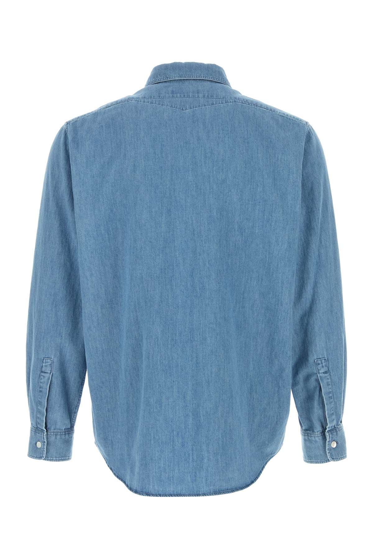 Jil Sander Camicia in chambray azzurro, view 2