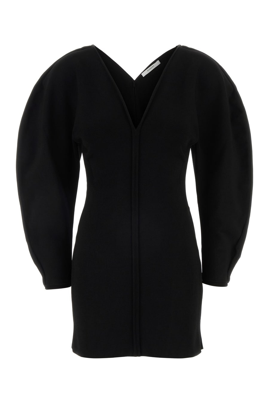 Givenchy Mini abito in Cocoon in misto viscosa stretch nera