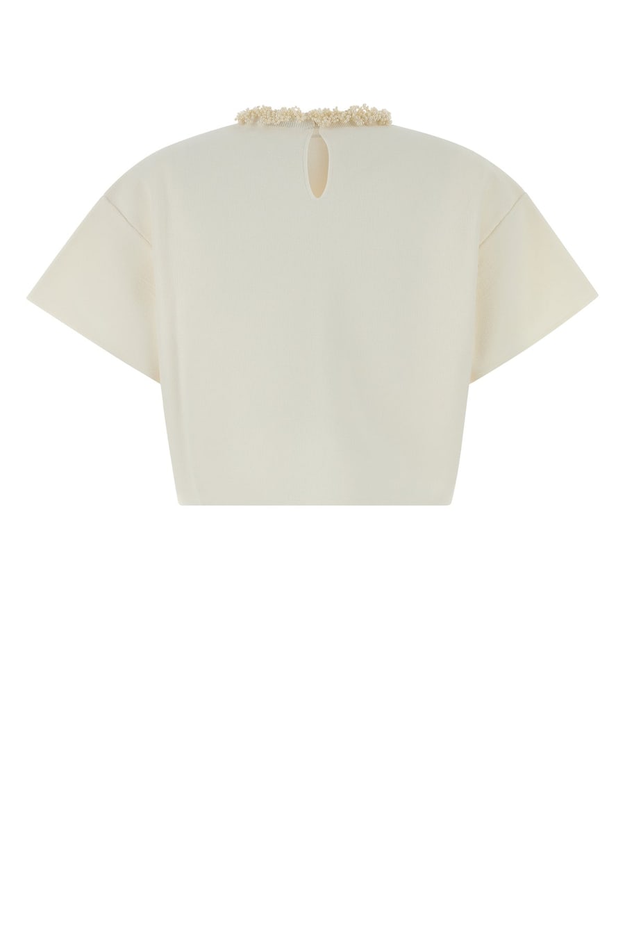 Givenchy Top in misto viscosa bianca, view 2