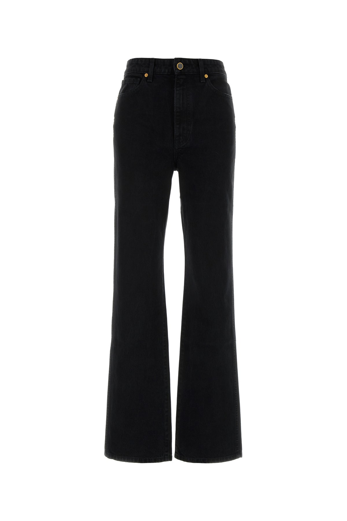 KHAITE Jeans Danielle in denim nero
