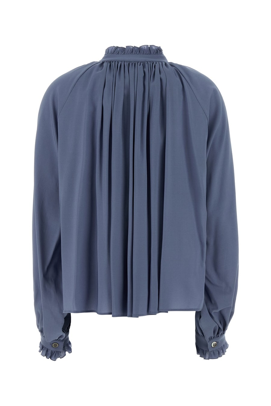 PT Torino Blusa in jersey stretch avio, view 2