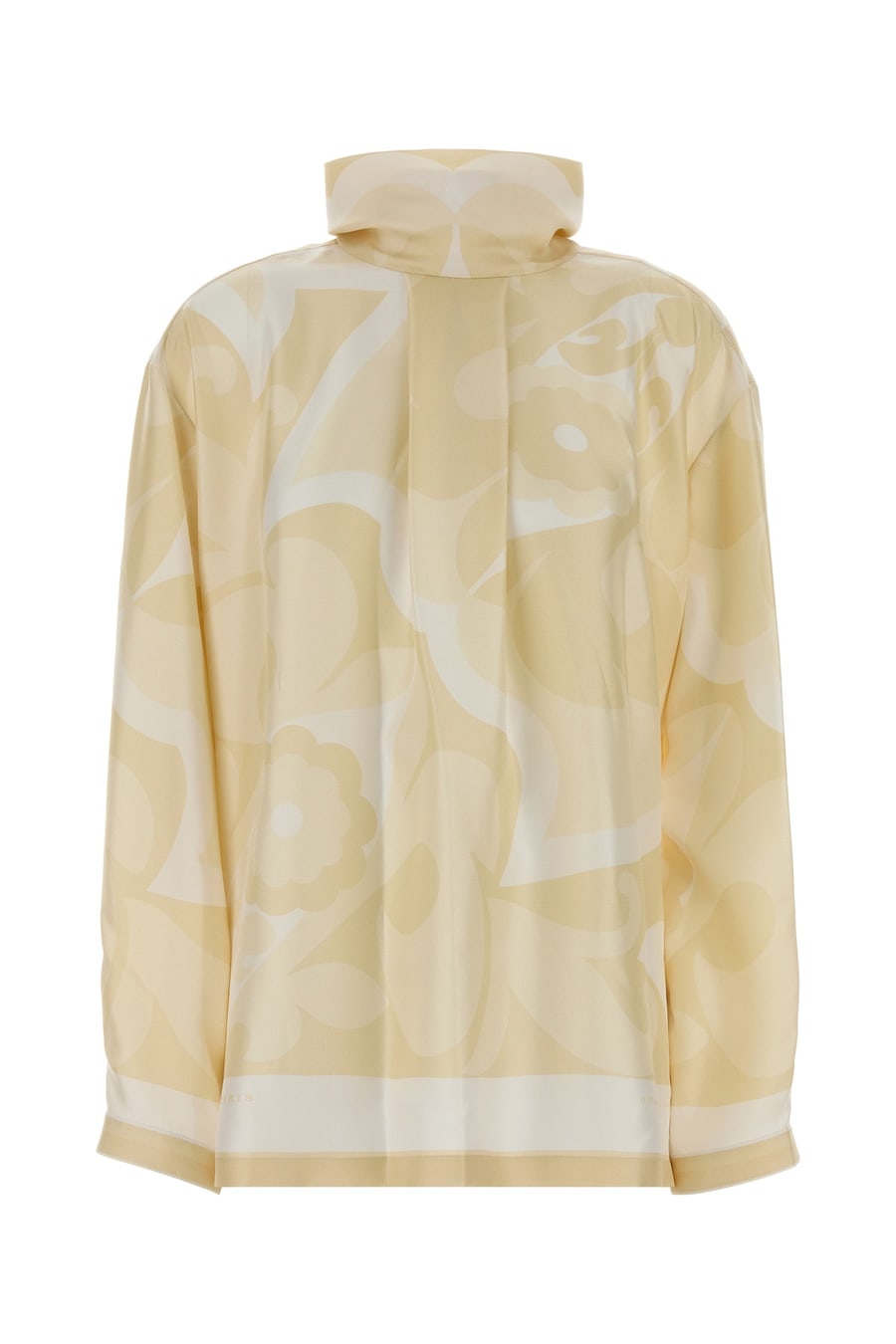 CARVEN Blusa in seta stampata