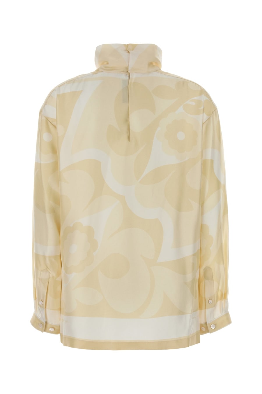 CARVEN Blusa in seta stampata, view 2