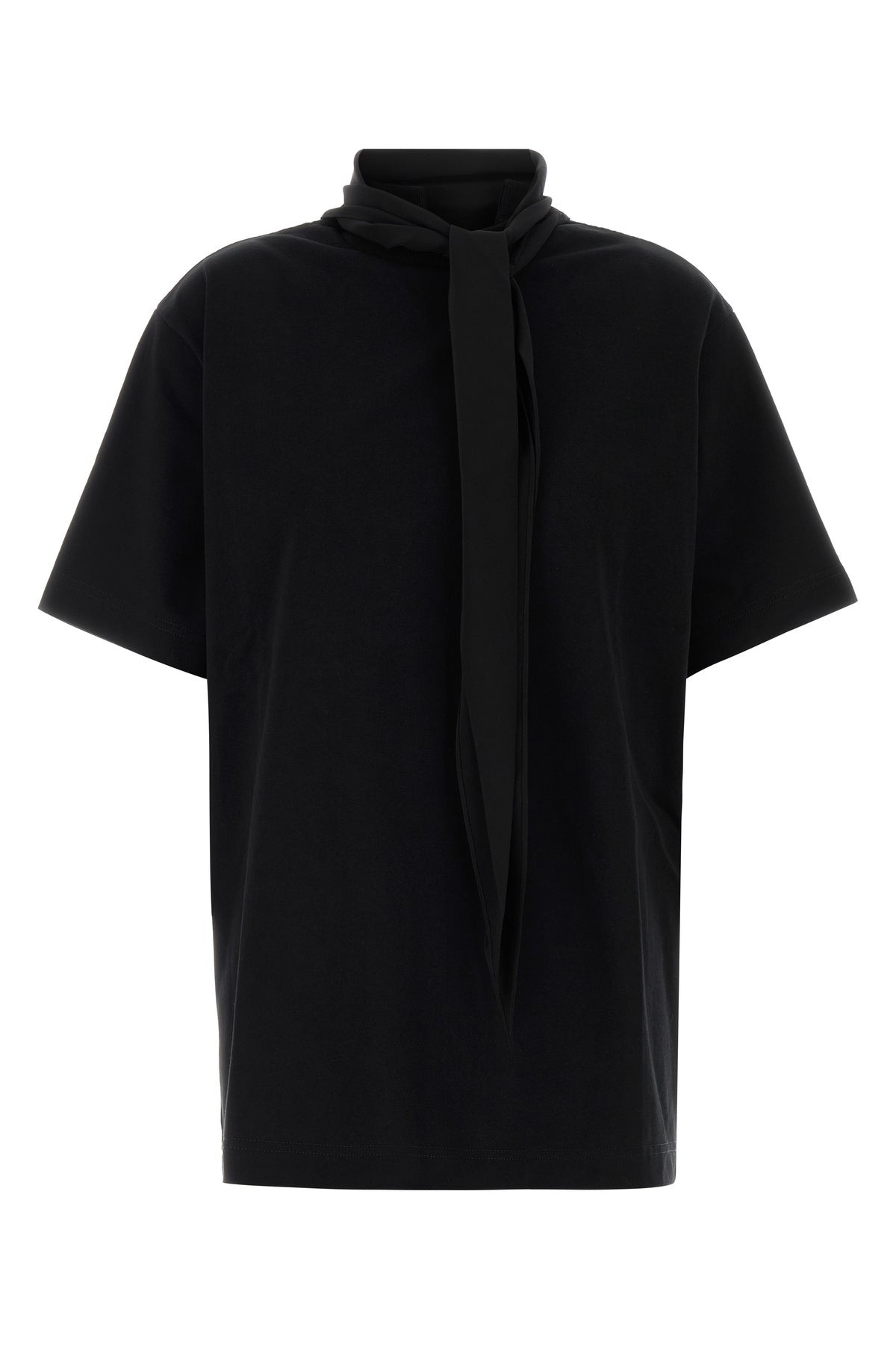 CARVEN T-shirt oversize in cotone nero