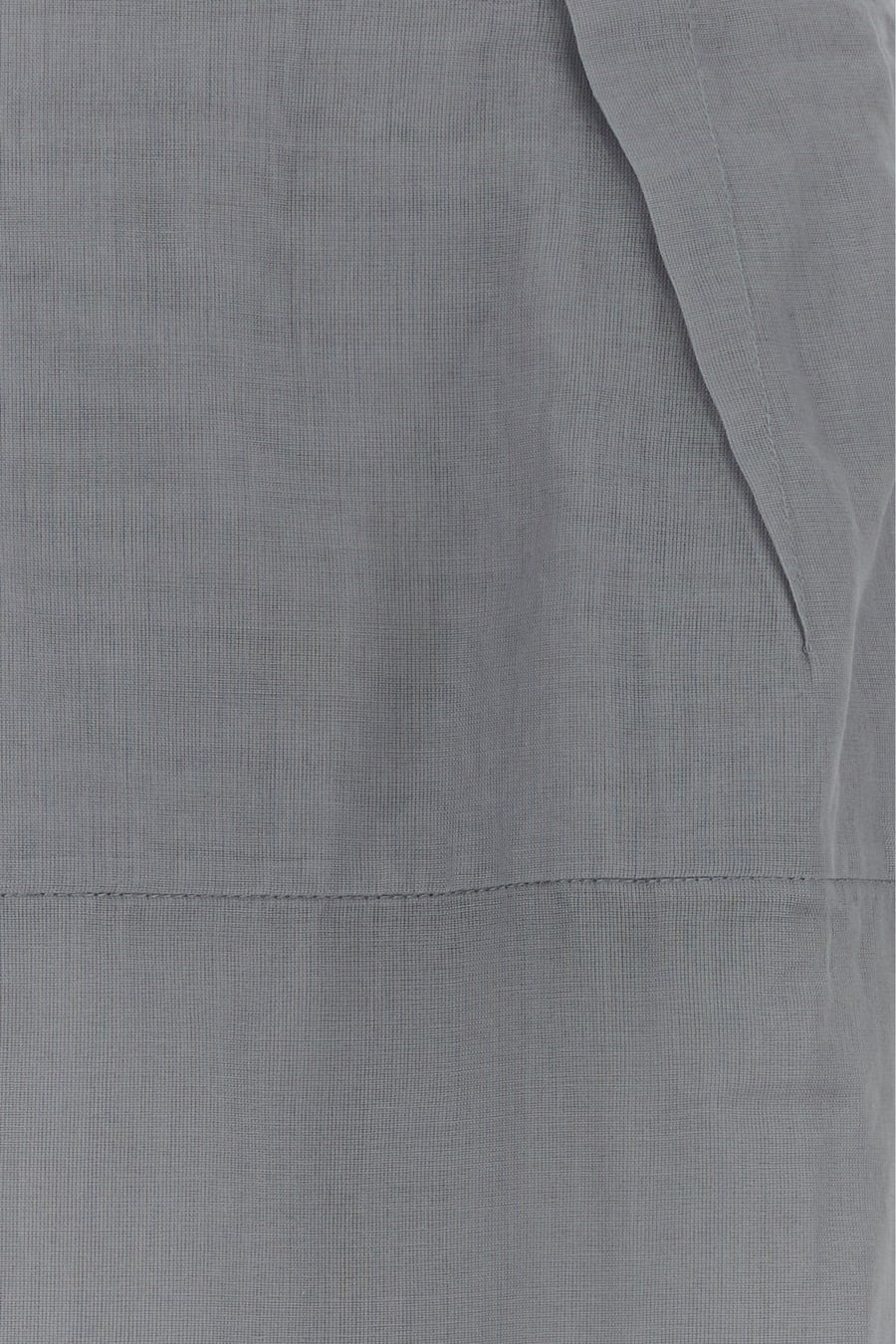 CARVEN Gonna in cotone grigio, view 3