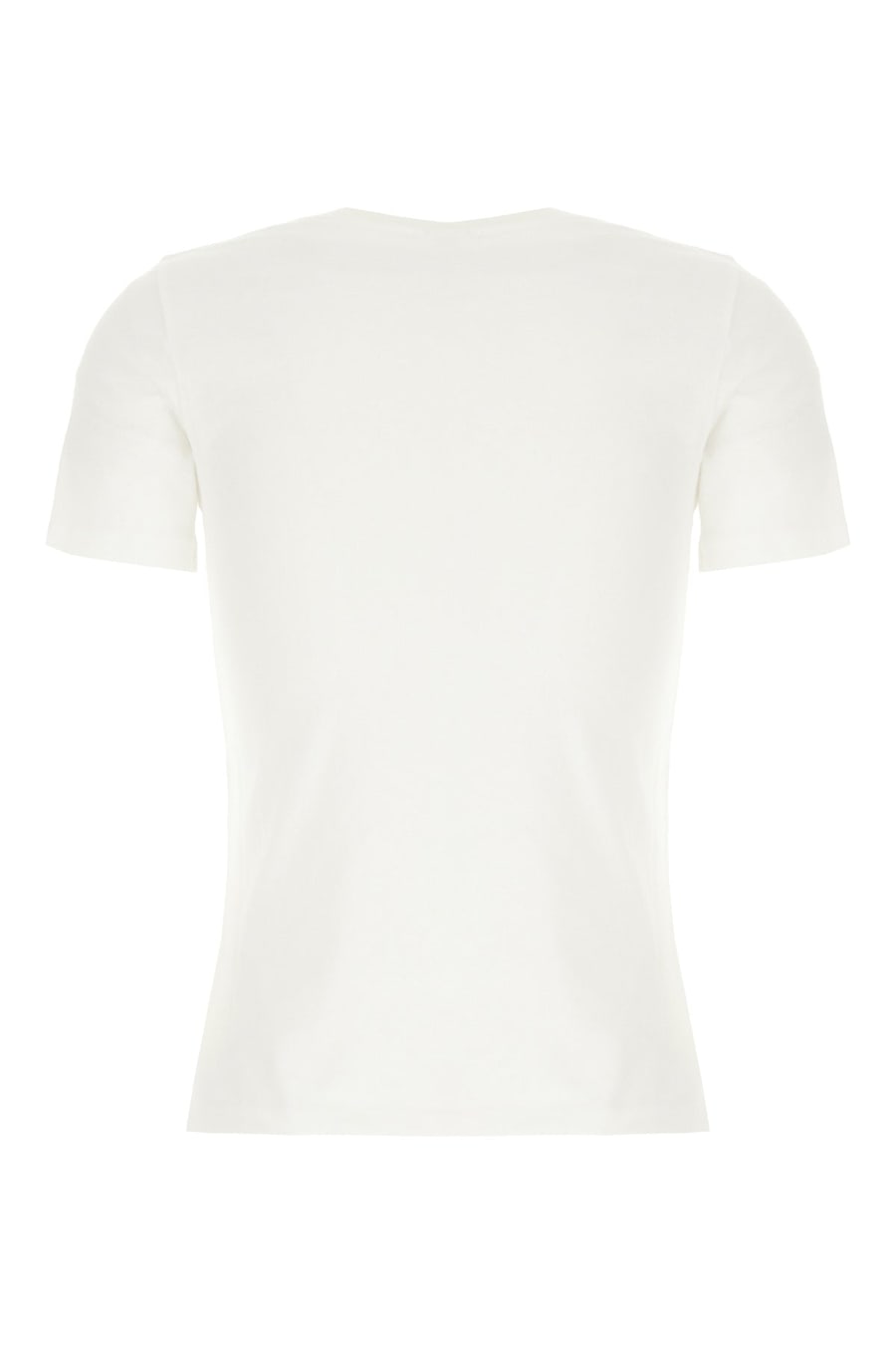 Chloé T-shirt in cotone bianco, view 2