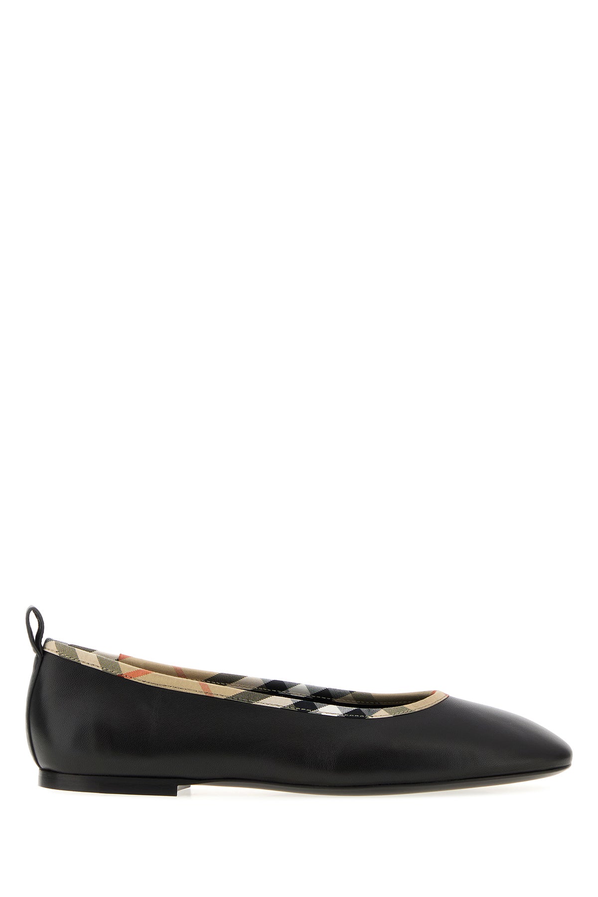 Burberry Ballerine Robin in pelle nera