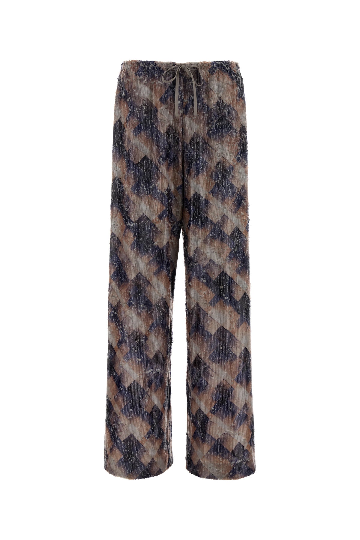 Dries Van Noten Pantalone dalla gamba ampia Puvis in viscosa decorato