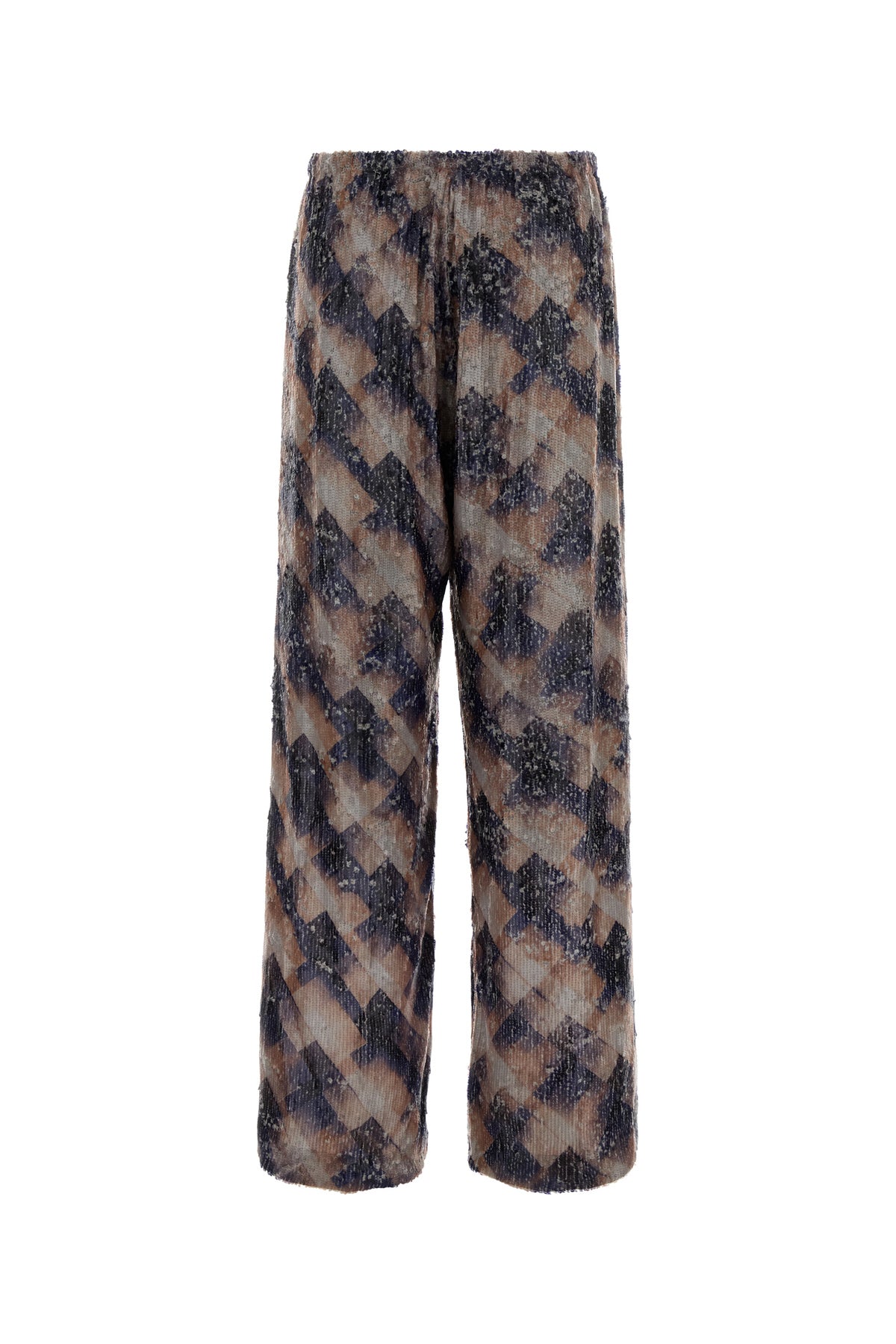 Dries Van Noten Pantalone dalla gamba ampia Puvis in viscosa decorato, view 2