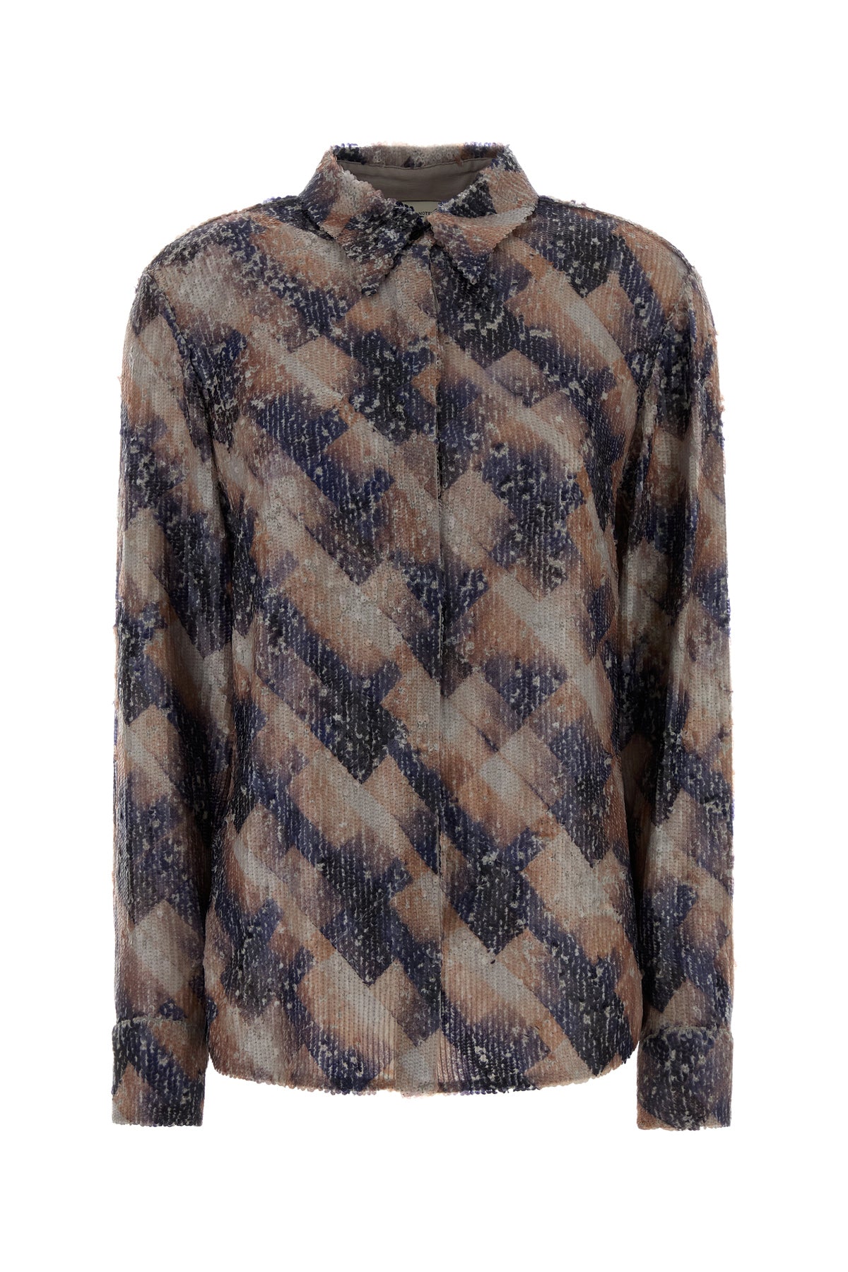 Dries Van Noten Camicia Chowy in viscosa decorata