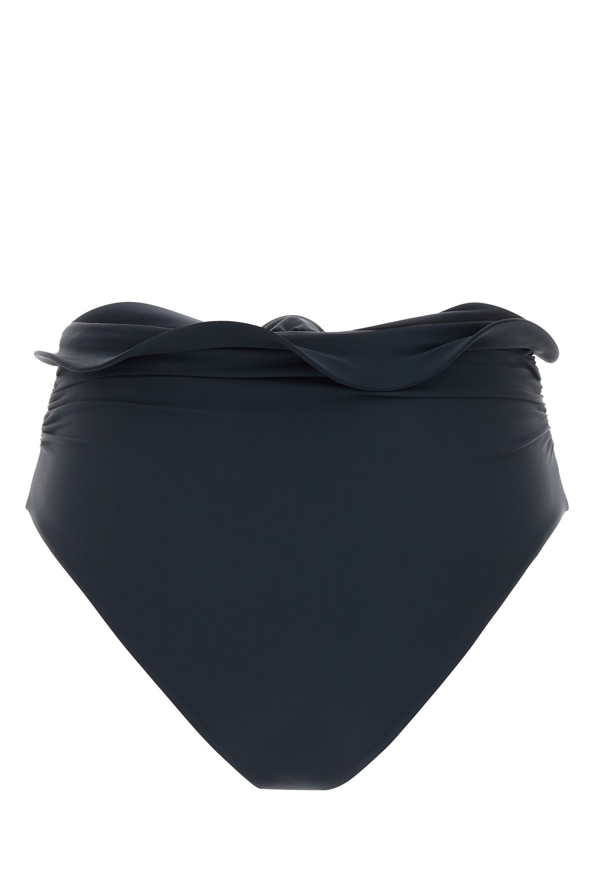 MAGDA BUTRYM Slip mare in nylon stretch blu denim, view 2