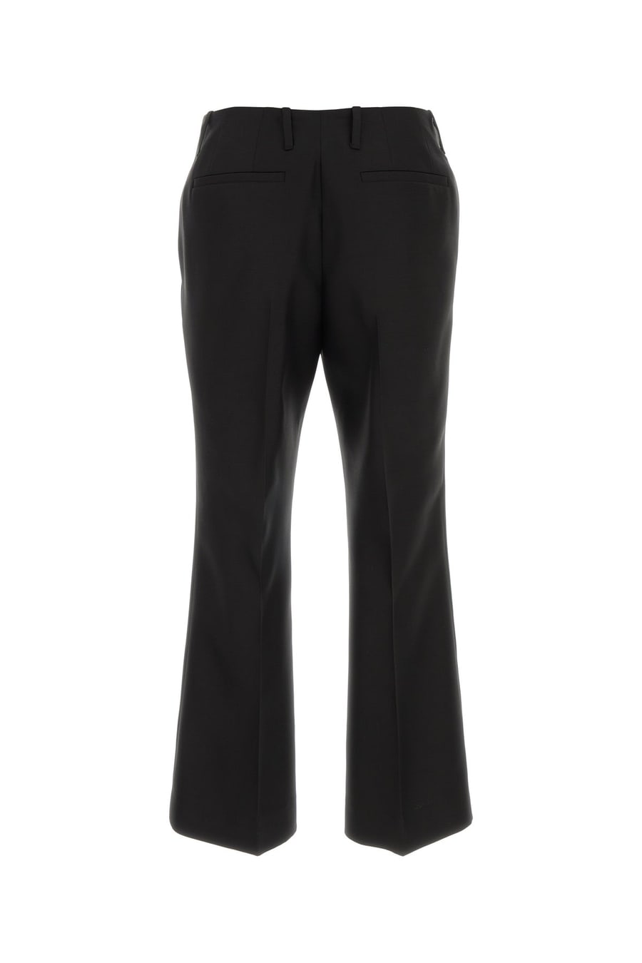 Dries Van Noten Pantalone Paloma in misto lana nera, view 2