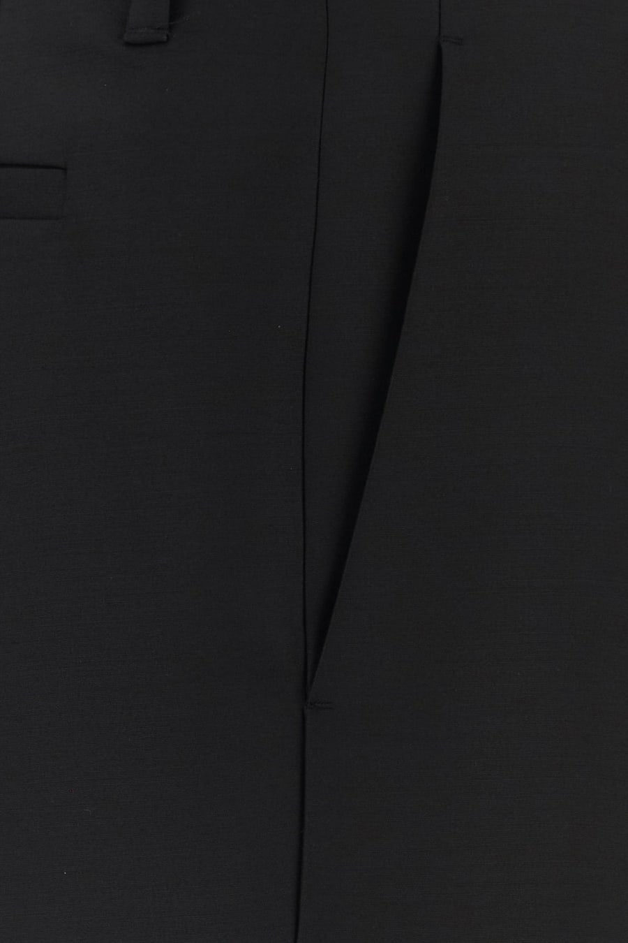 Dries Van Noten Pantalone Paloma in misto lana nera, view 3