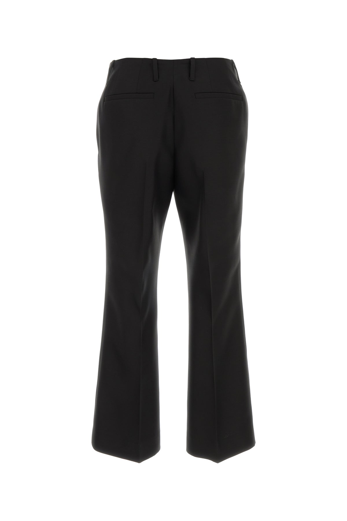 Dries Van Noten Pantalone Paloma in misto lana nera, view 2