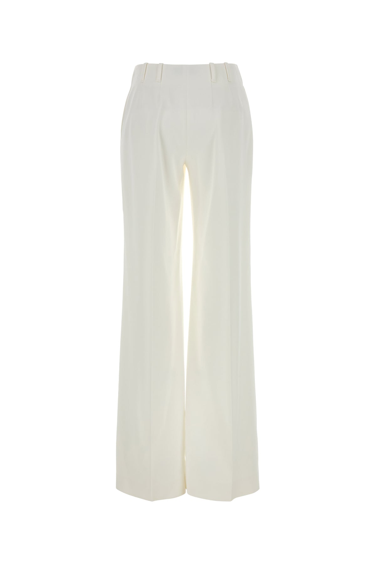 ERMANNO SCERVINO Pantalone palazzo in crepe bianco, view 2