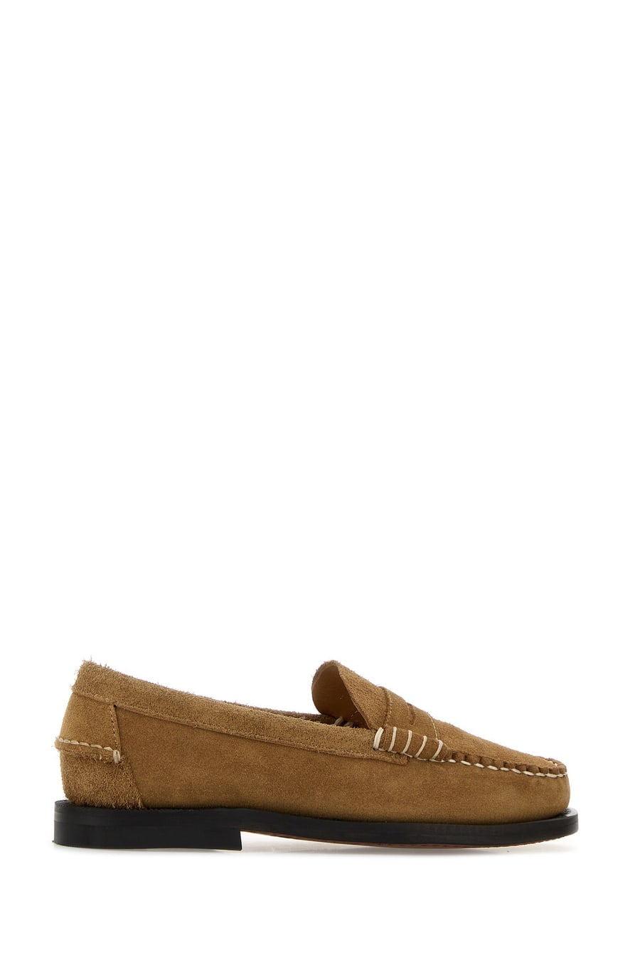 SEBAGO Mocassini Dan in pelle scamosciata cammello, view 3