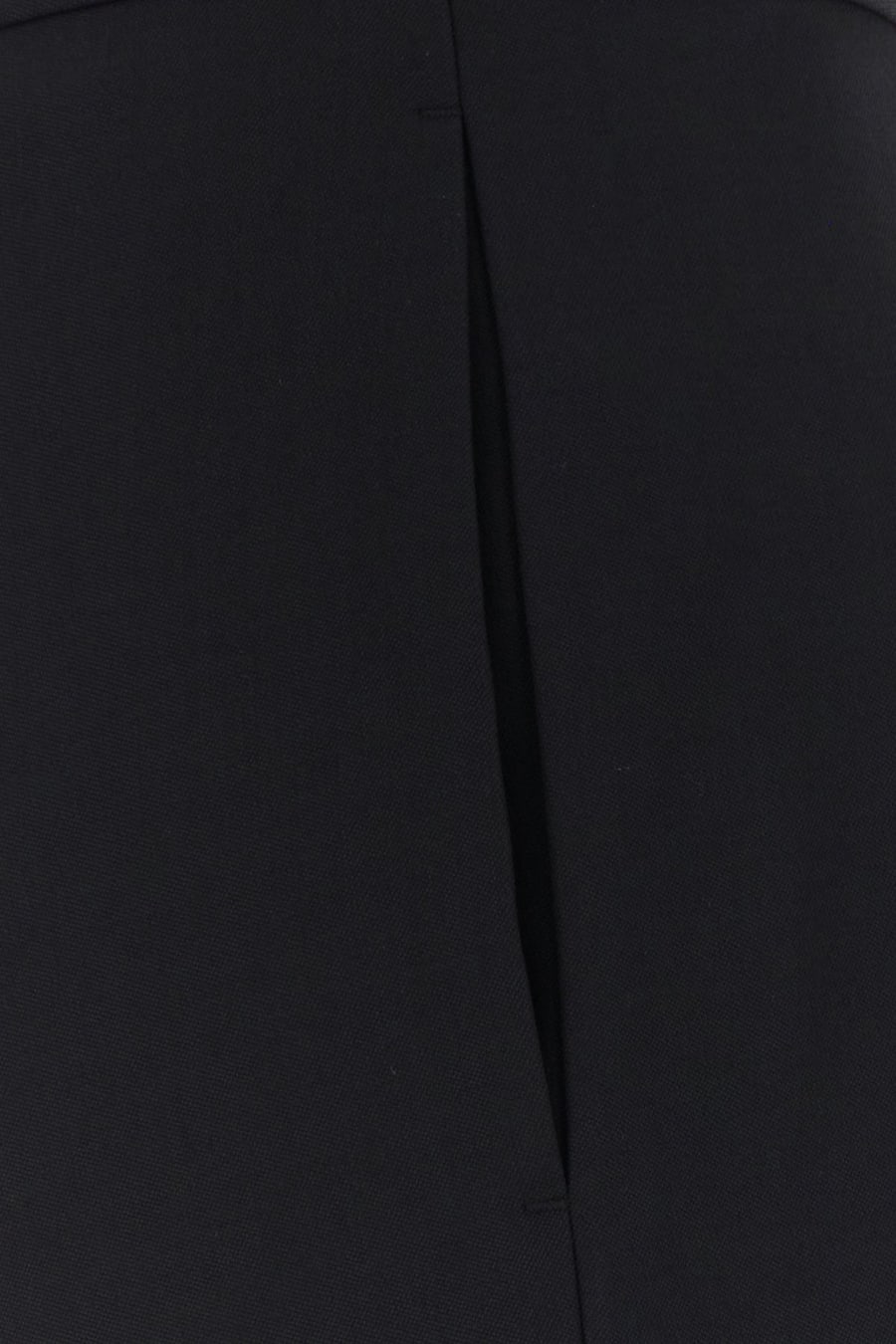 CARVEN Pantalone Evase in lana nera, view 3