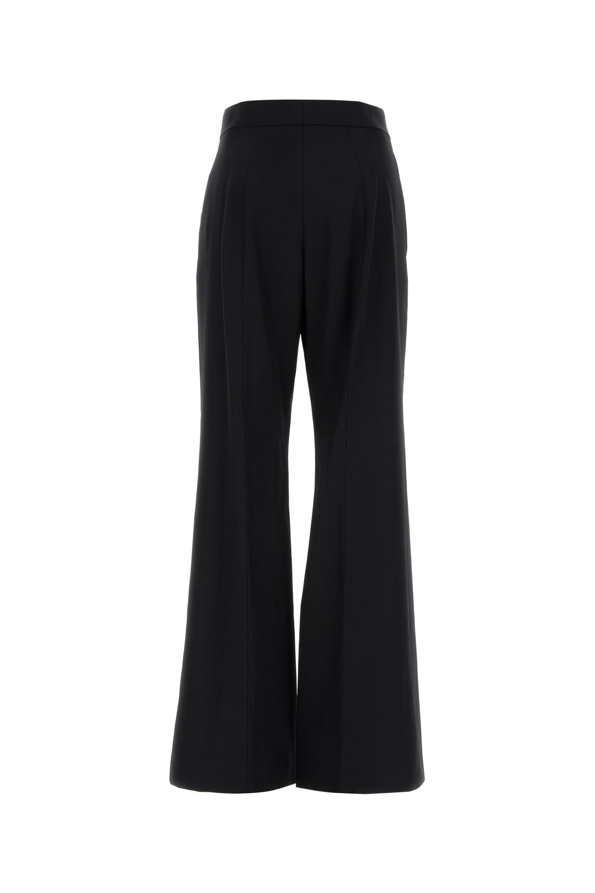CARVEN Pantalone Evase in lana nera, view 2