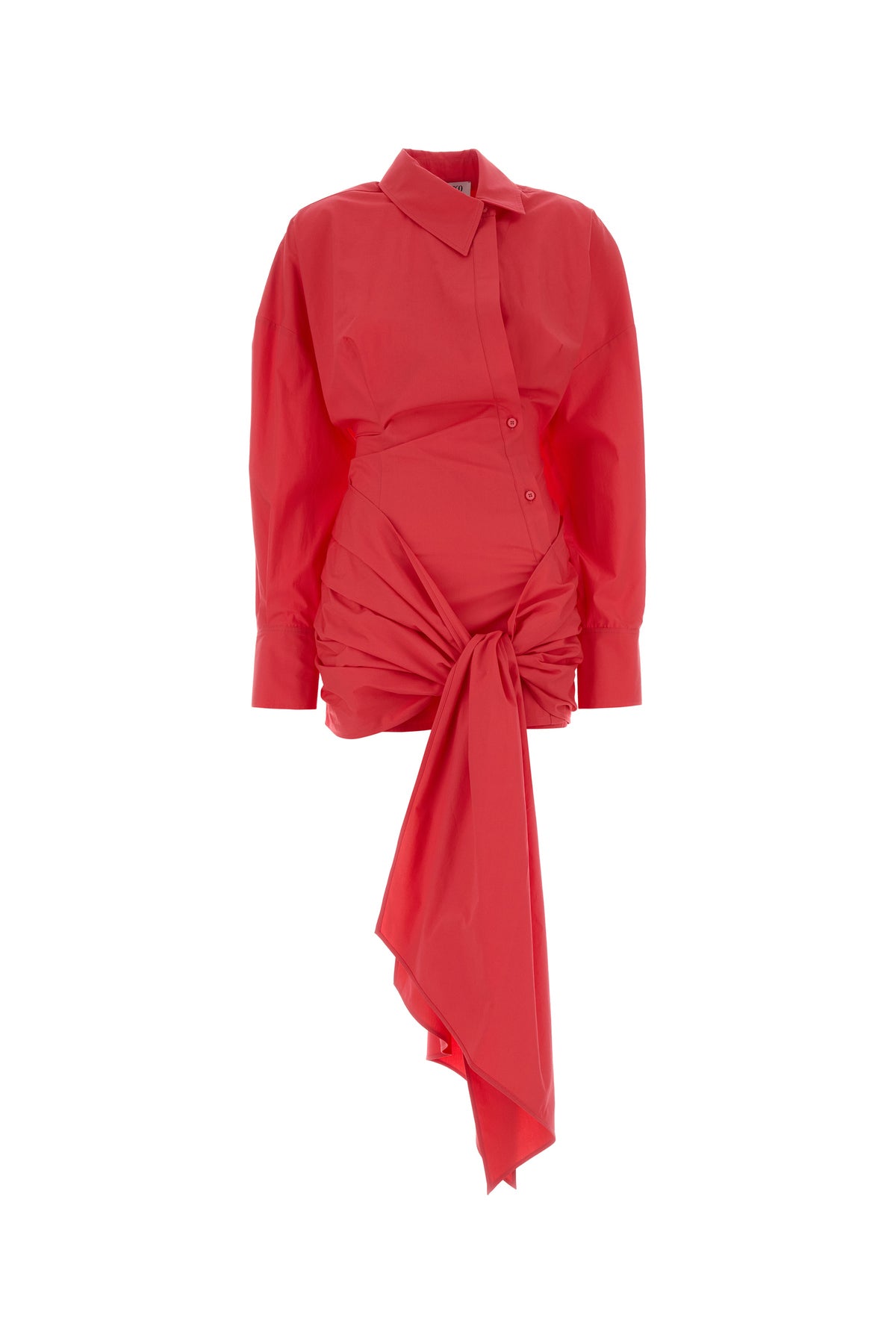 The Attico Abito chemisier in popeline corallo