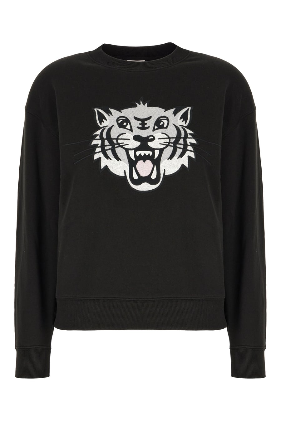 KENZO Felpa in cotone nero