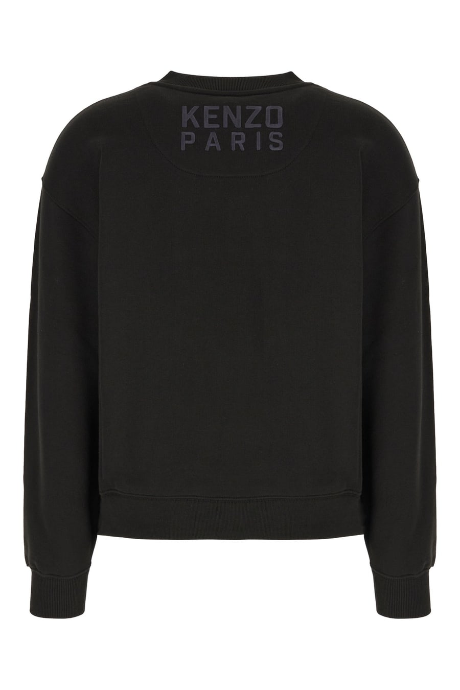 KENZO Felpa in cotone nero, view 2