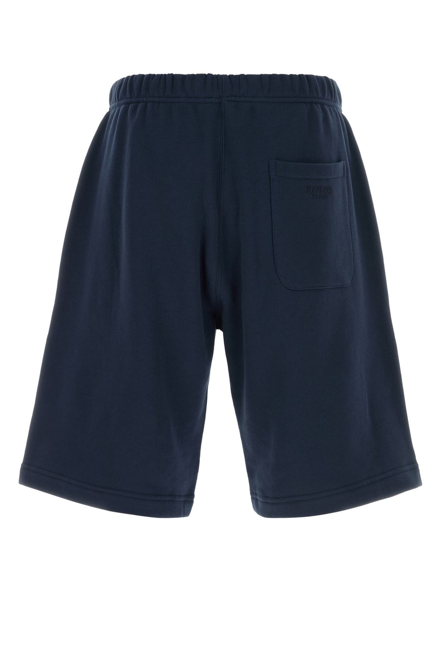 KENZO Bermuda in cotone blu navy, view 2